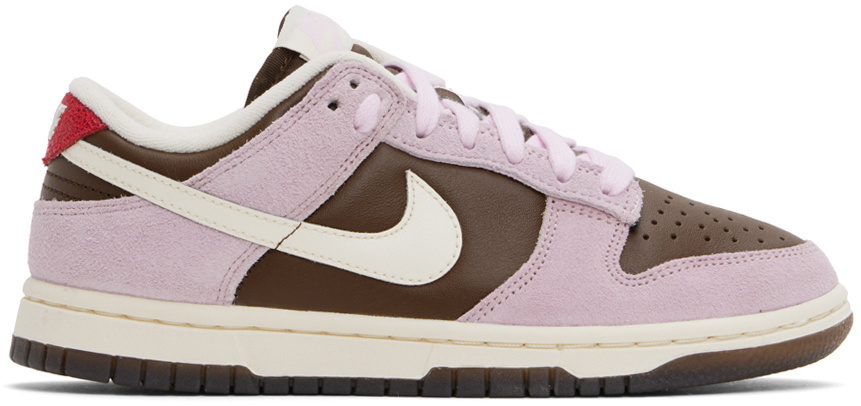 Nike Brown & Pink Dunk Low Sneakers