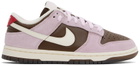 Nike Brown & Pink Dunk Low Sneakers