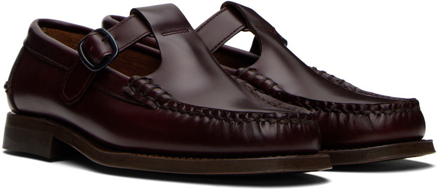 HEREU Burgundy Alber Loafers