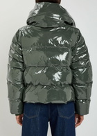 Rains Alta Vision Quilted Jacket Dark Green