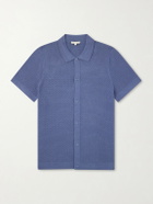 Onia - Open-Knit Cotton Shirt - Blue