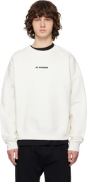 Jil Sander Off-White Logo Sweatshirt