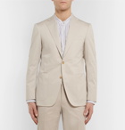 Canali - Stone Stretch-Cotton Suit Jacket - Men - Beige