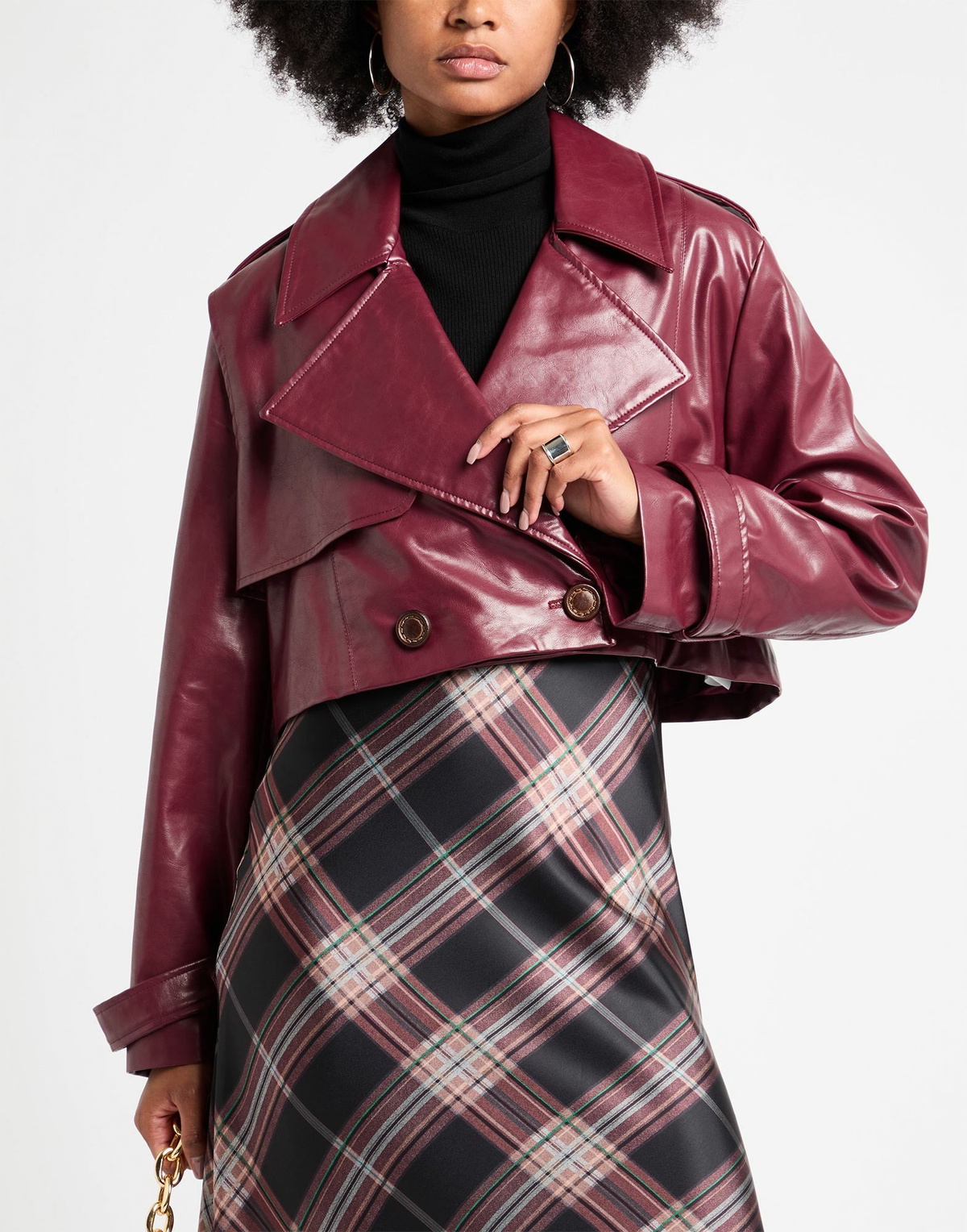 Jijil Womens Jacket Burgundy