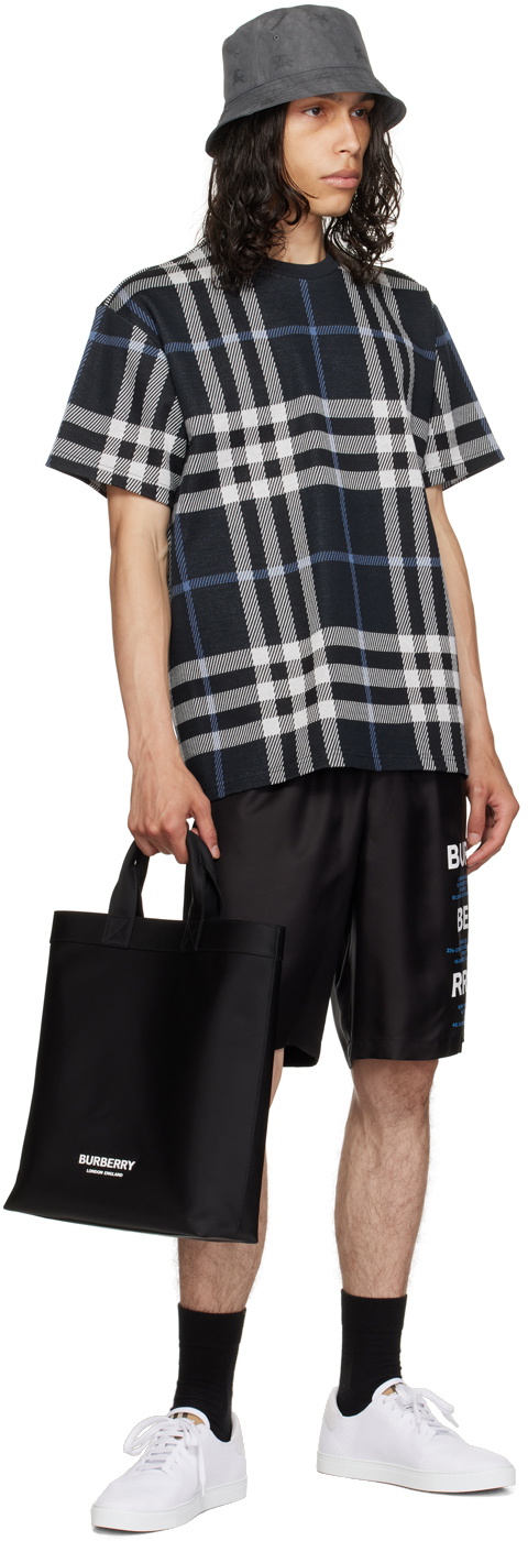 Burberry Check Tote Bag