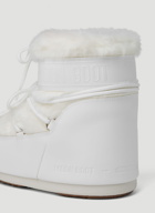 Icon Low Faux Fur Snow Boots in White