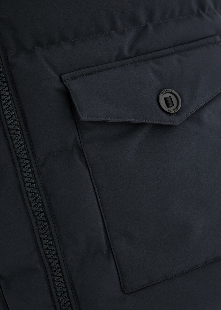 Sandbanks Explorer Quilted Shell Gilet Navy