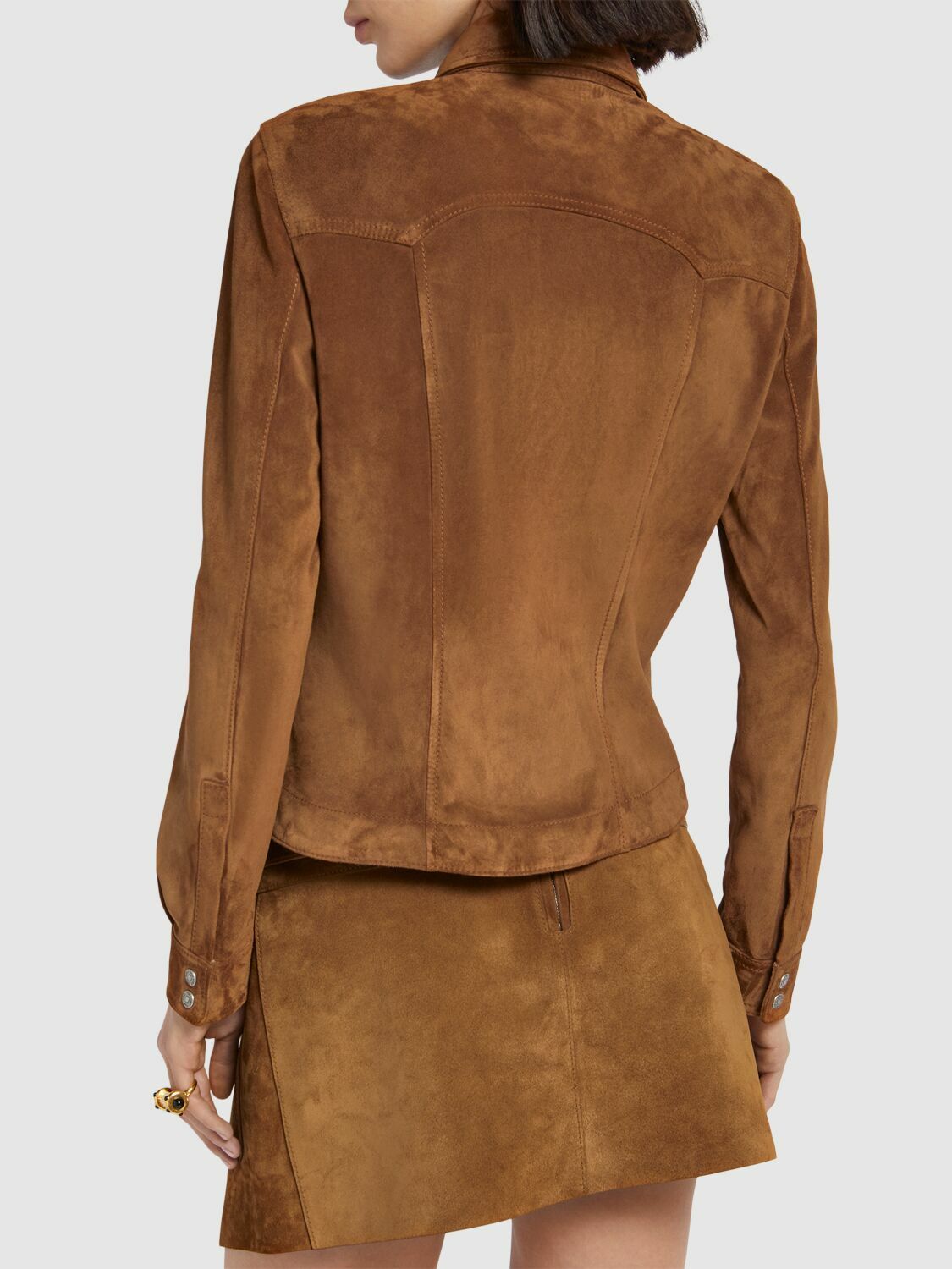 TOM FORD Suede Western Shirt TOM FORD
