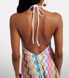 Missoni Zigzag open-back minidress