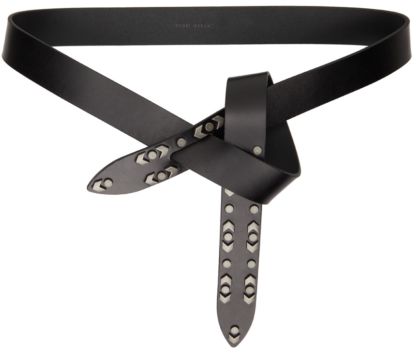 Isabel Marant Black Studded Lecce Belt Isabel Marant
