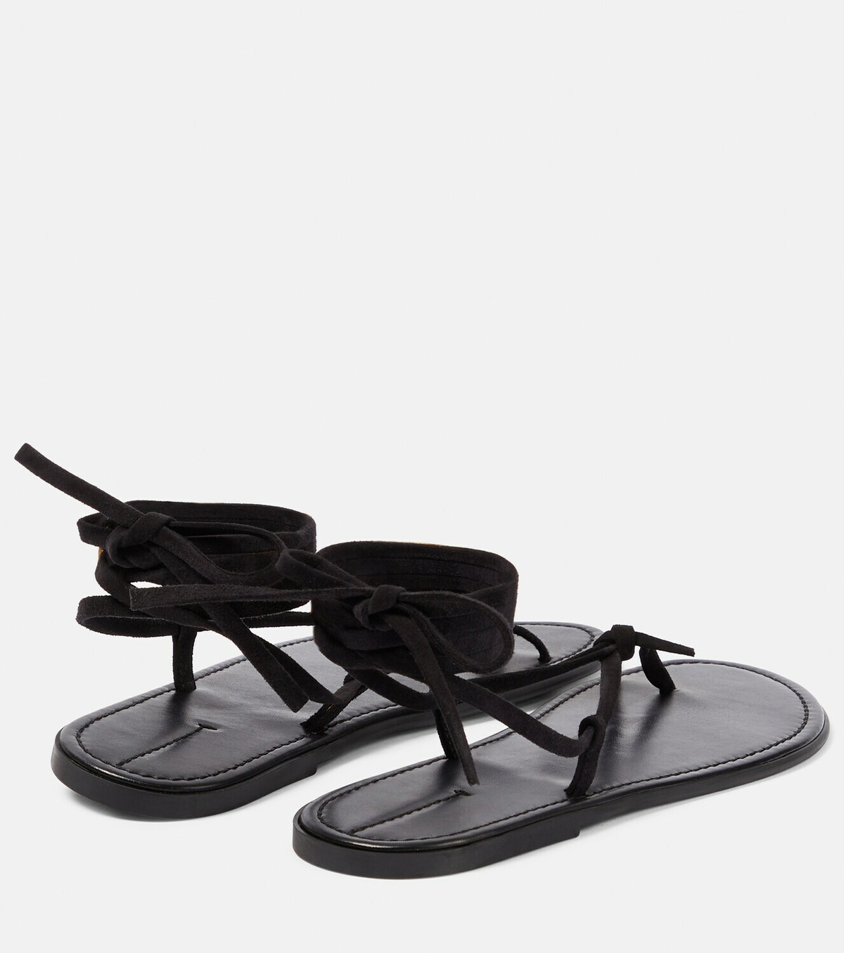 The Row Tie leather sandals The Row