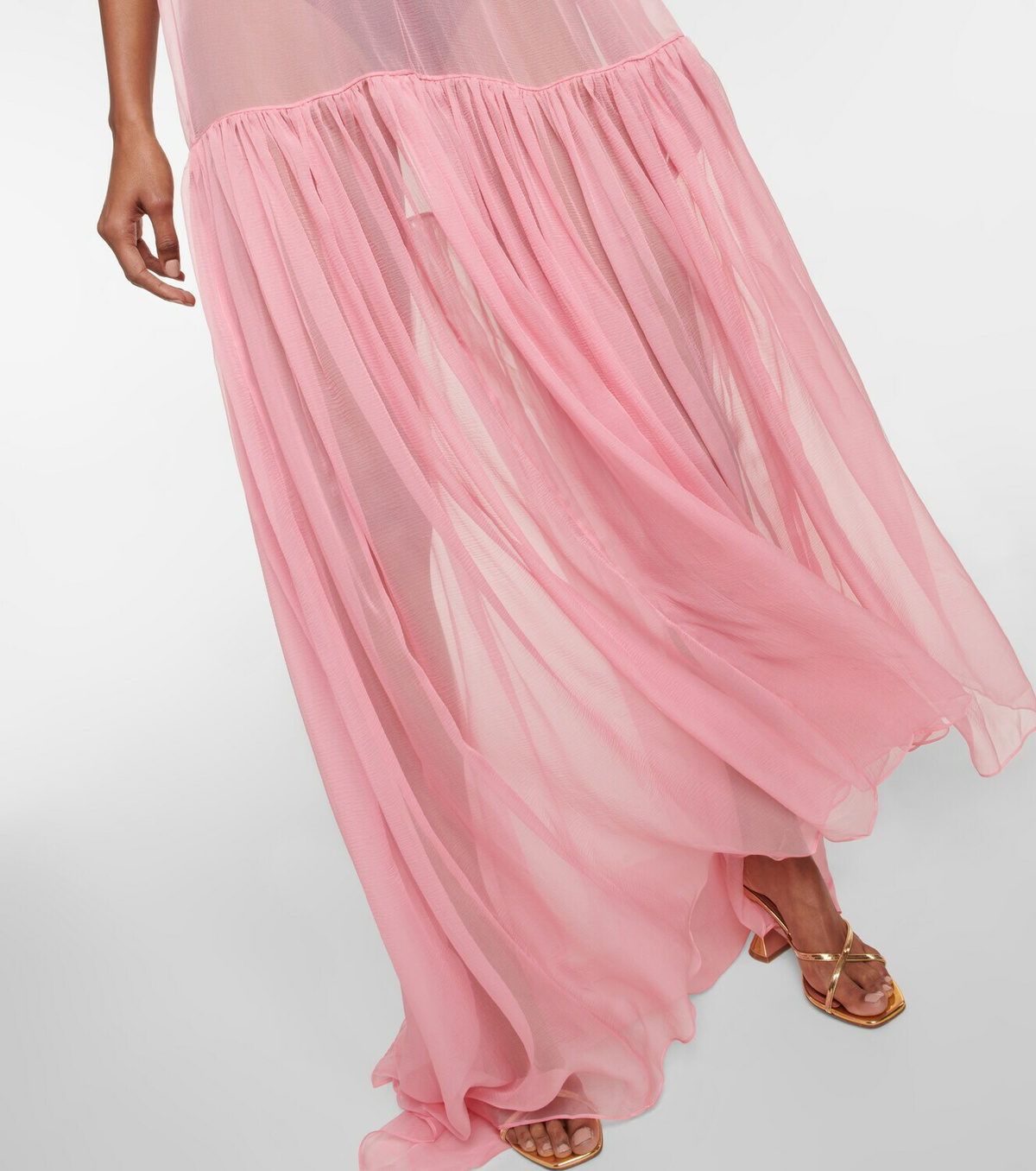 Nensi Dojaka - Cutout silk maxi dress