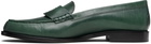 Enfants Riches Déprimés Green Penny Loafers