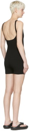 Haight Black Cotton Jumpsuit