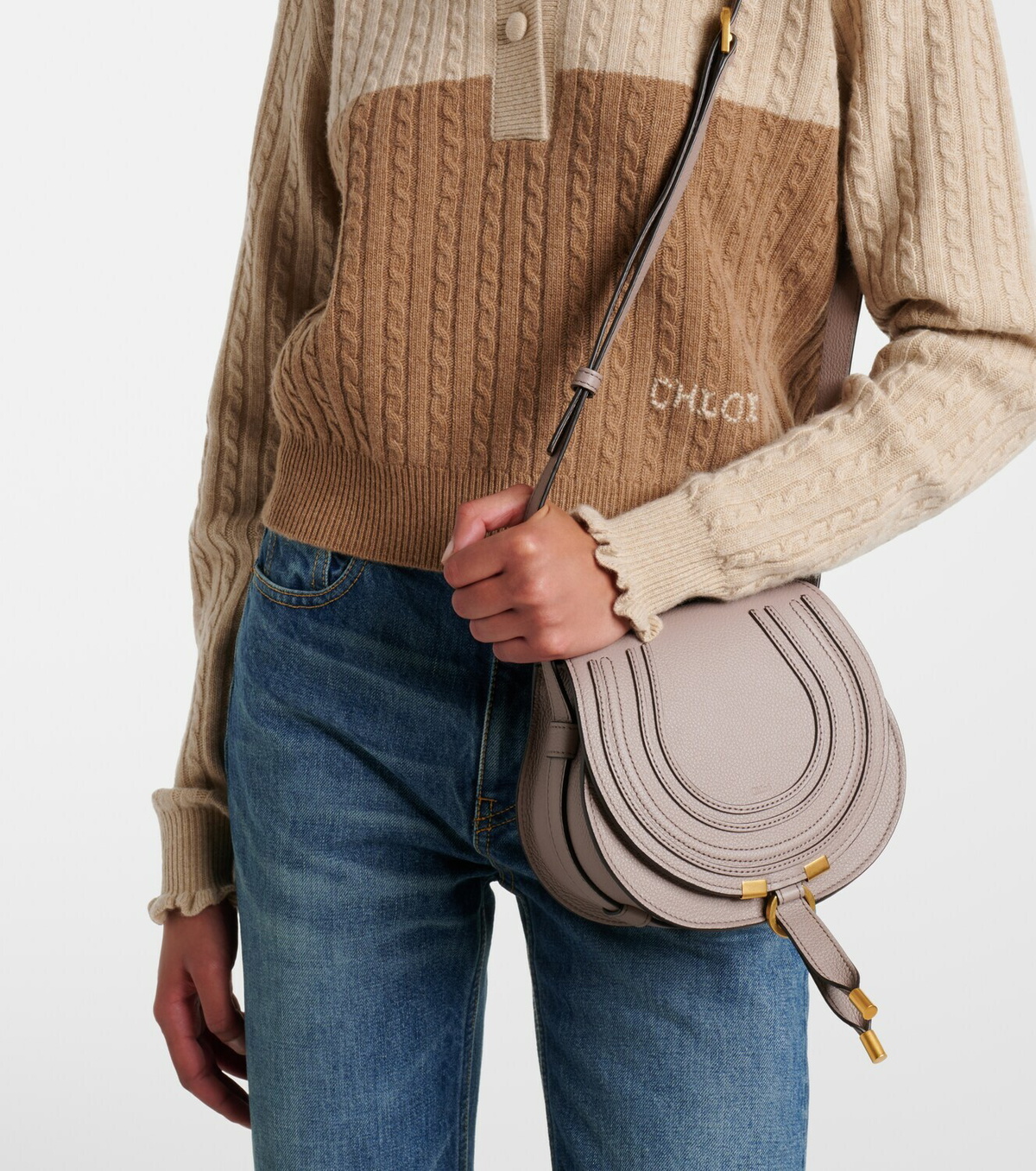 Chloé Marcie Small leather crossbody bag