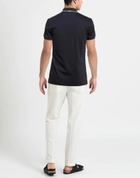Zegna Mens Polo shirt Midnight in Blue