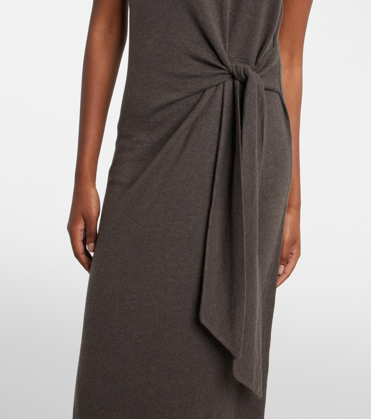 Lisa Yang Angeline cotton and cashmere maxi dress