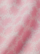 Emma Willis - Slim-Fit Printed Linen Shirt - Pink