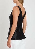 Agolde X Maria Mcmanus Satin top Black