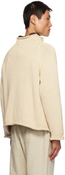 XENIA TELUNTS Beige Undyed Sweater