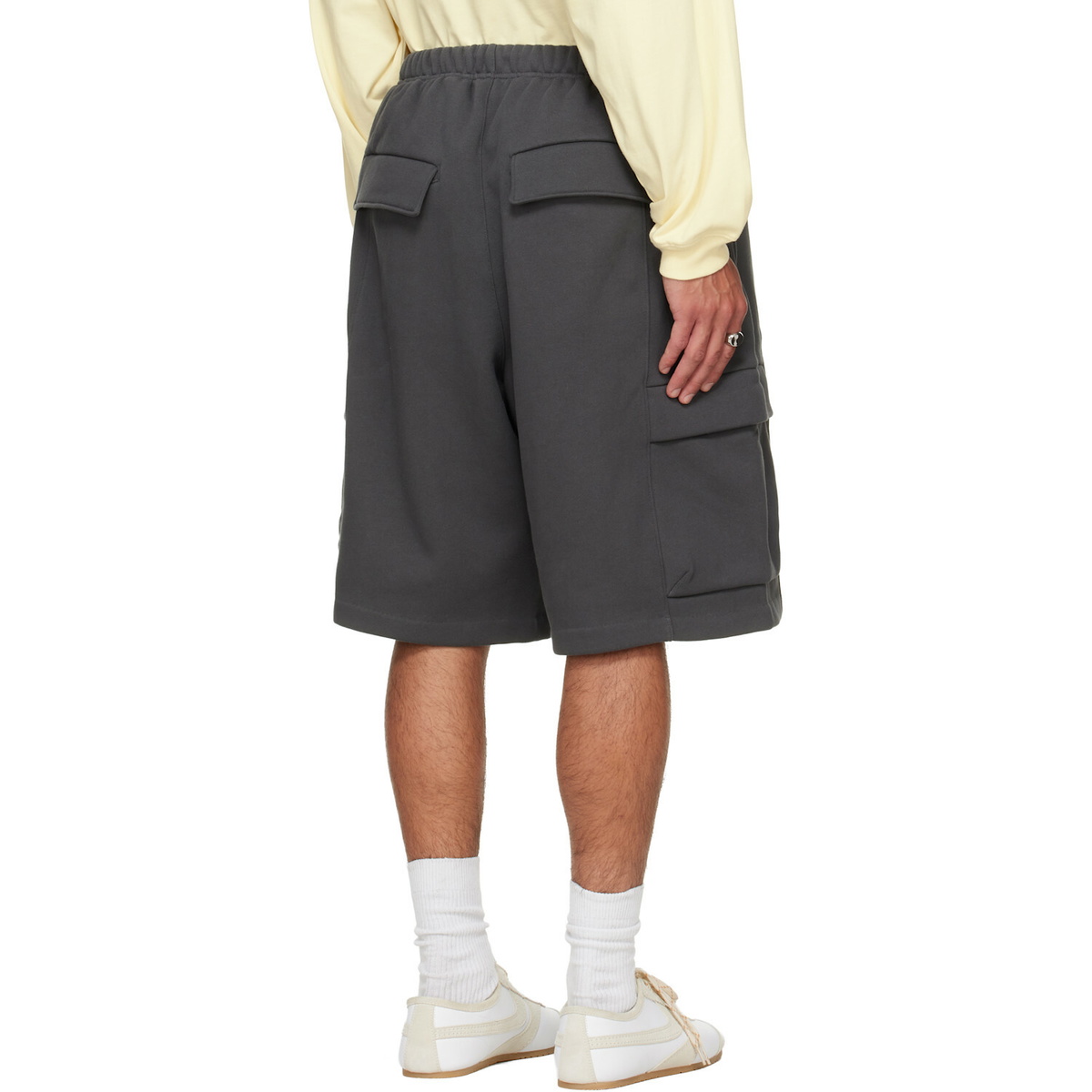Fear of God ESSENTIALS Gray Cargo Basketball Shorts