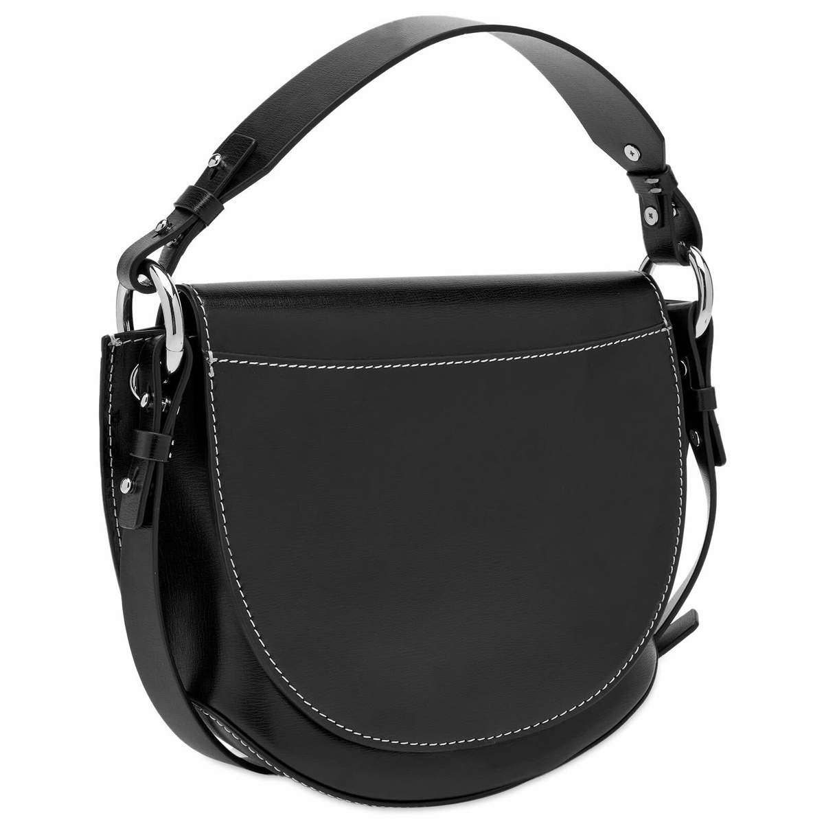 GANNI Women's Banner Saddle in Black GANNI