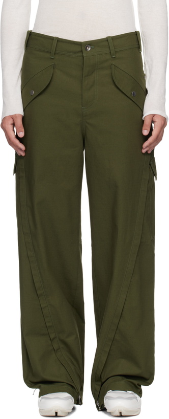 Photo: FFFPOSTALSERVICE Khaki 3-Way Zip Cargo Pants