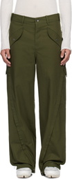 FFFPOSTALSERVICE Khaki 3-Way Zip Cargo Pants