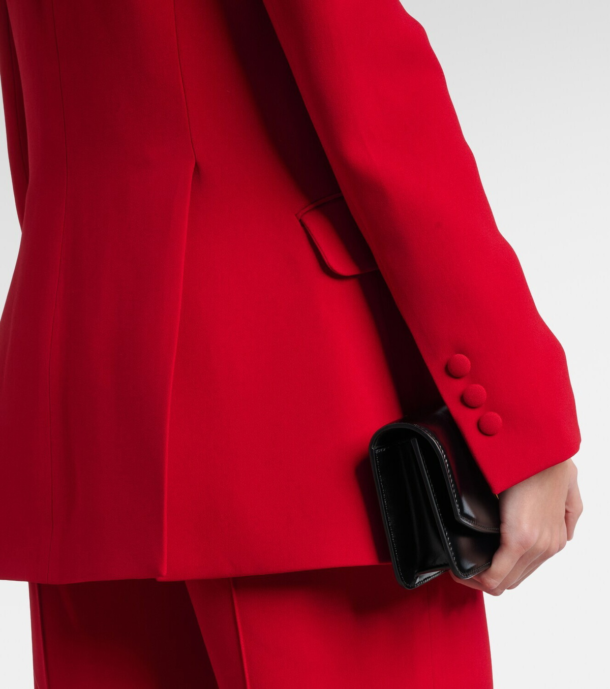 Elie Saab Floral-appliqué cady blazer