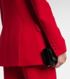 Elie Saab Floral-appliqué cady blazer