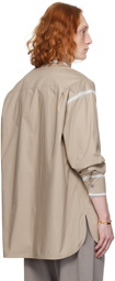 MM6 Maison Margiela Taupe Faded Shirt