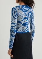 High Interesting Cotton-blend Cardigan Blue