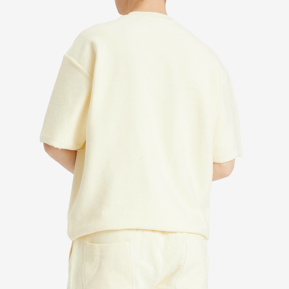 Honor the Gift Men's Association Herringbone Crewneck T-Shirt in White