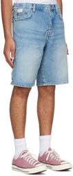 Frame Blue Denim Shorts