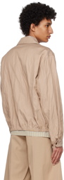 LEMAIRE Beige Crinkled Jacket