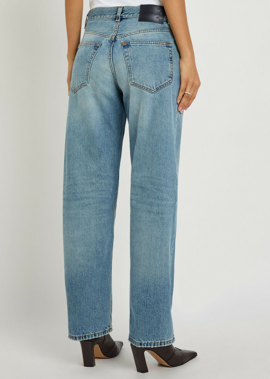 Haikure Bonnie Straight-leg Jeans Blue