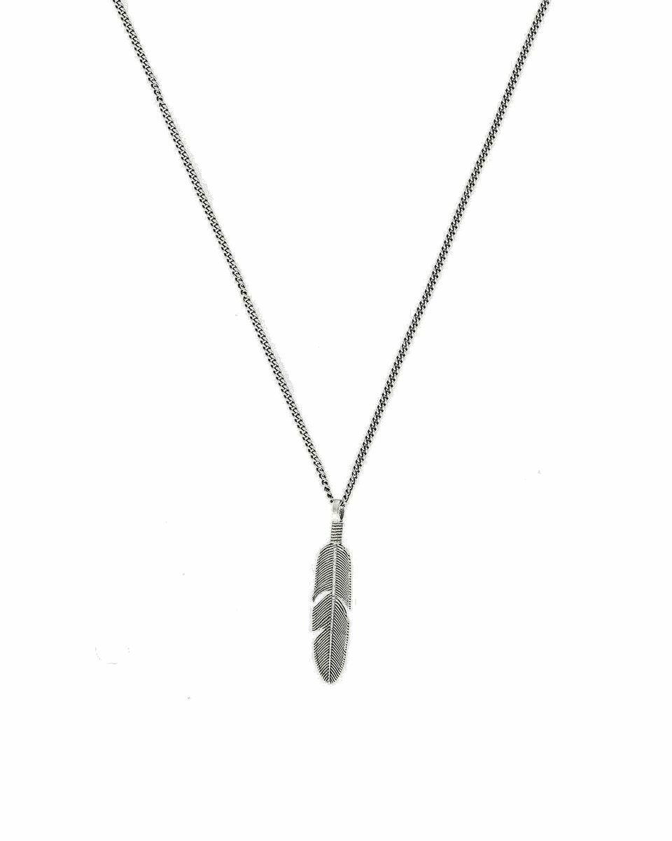 Photo: Serge De Nimes Silver Ethereal Feather Necklace Silver - Mens - Jewellery
