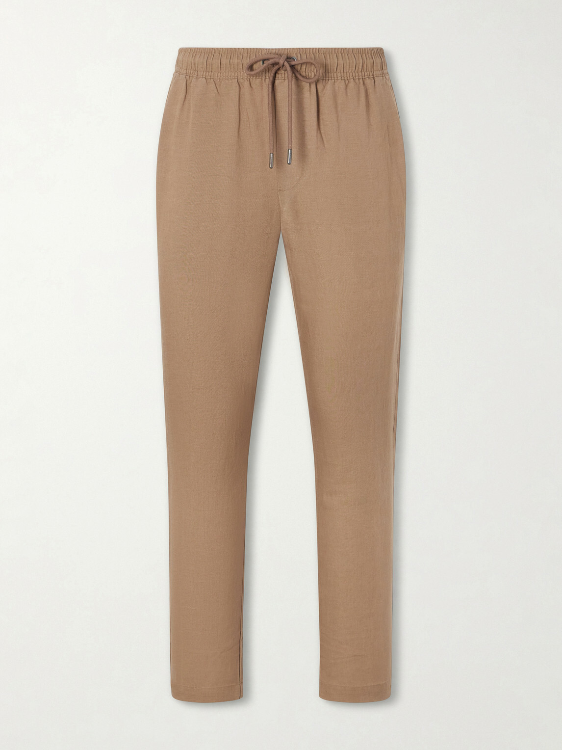 Onia - Straight-Leg Linen and Lyocell-Blend Trousers - Brown