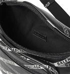 Balenciaga - Explorer Logo-Print Leather Belt Bag - Men - Black