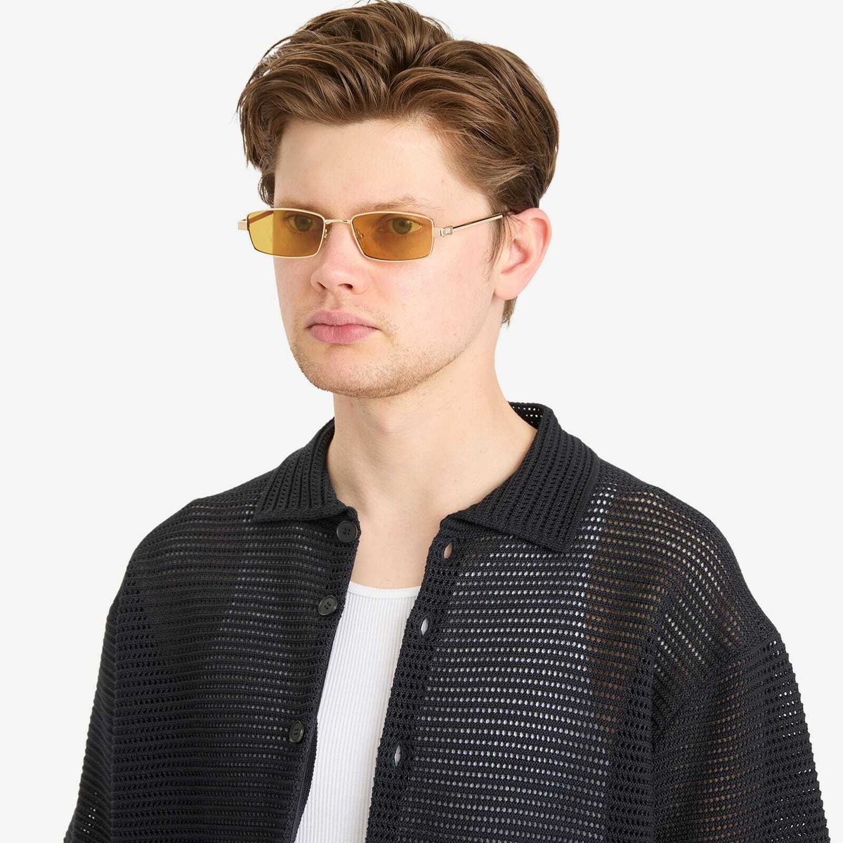 Le Specs Bizarro Sunglasses in Bright Gold/Ochre Mono 