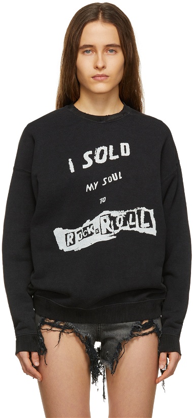 Photo: R13 Black Sold My Soul Sweatshirt