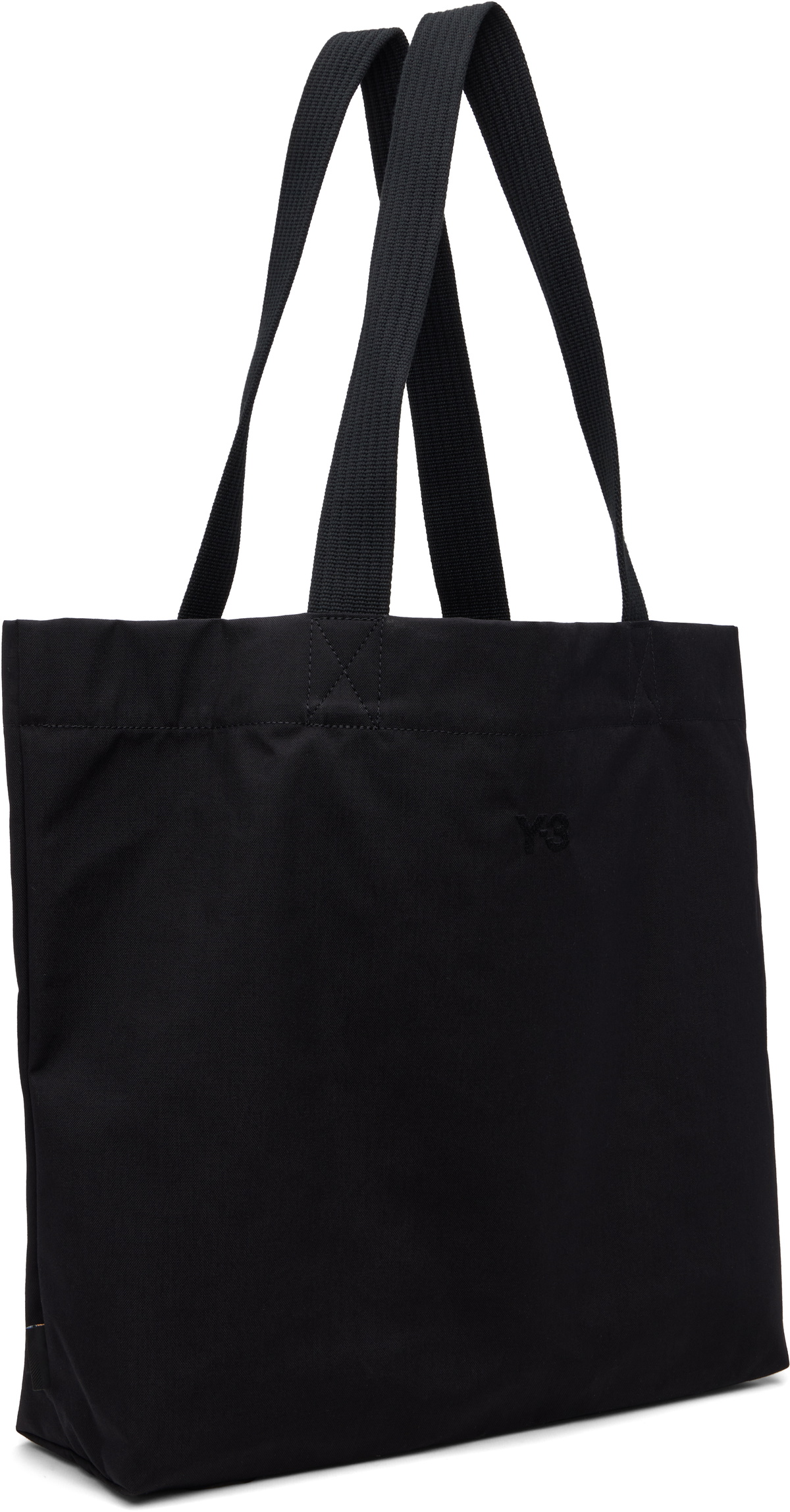 YOHJI YAMAMOTO Black Y-3 KURO Canvas Tote