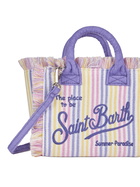 MC2 Saint Barth Striped Terry Embossed Mini Vanity Bag