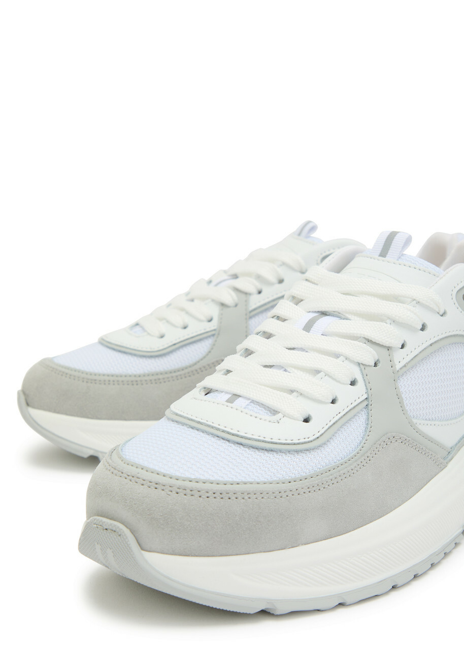 Cleens Onesixty Panelled Mesh Sneakers Grey