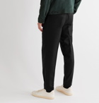 Barena - Tapered Pleated Wool-Blend Twill Trousers - Black