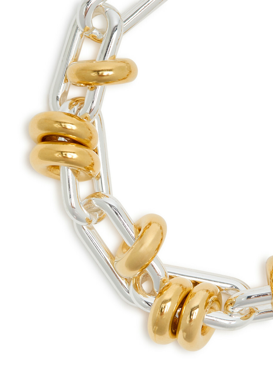 Timeless Pearly Two-tone Sterling Silver Bracelet - Gold - One Size
