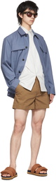 Dries Van Noten Brown Cotton Shorts