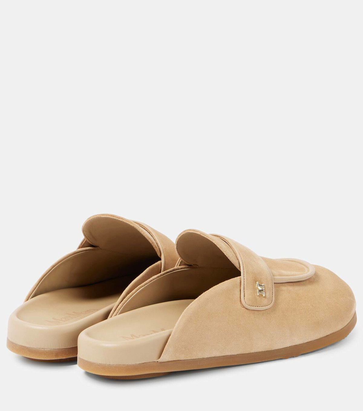 アウトレット★Max Mara★Manly スエードミュール 10mm MAX MARA 10mm Manly Suede Mules Max Mara