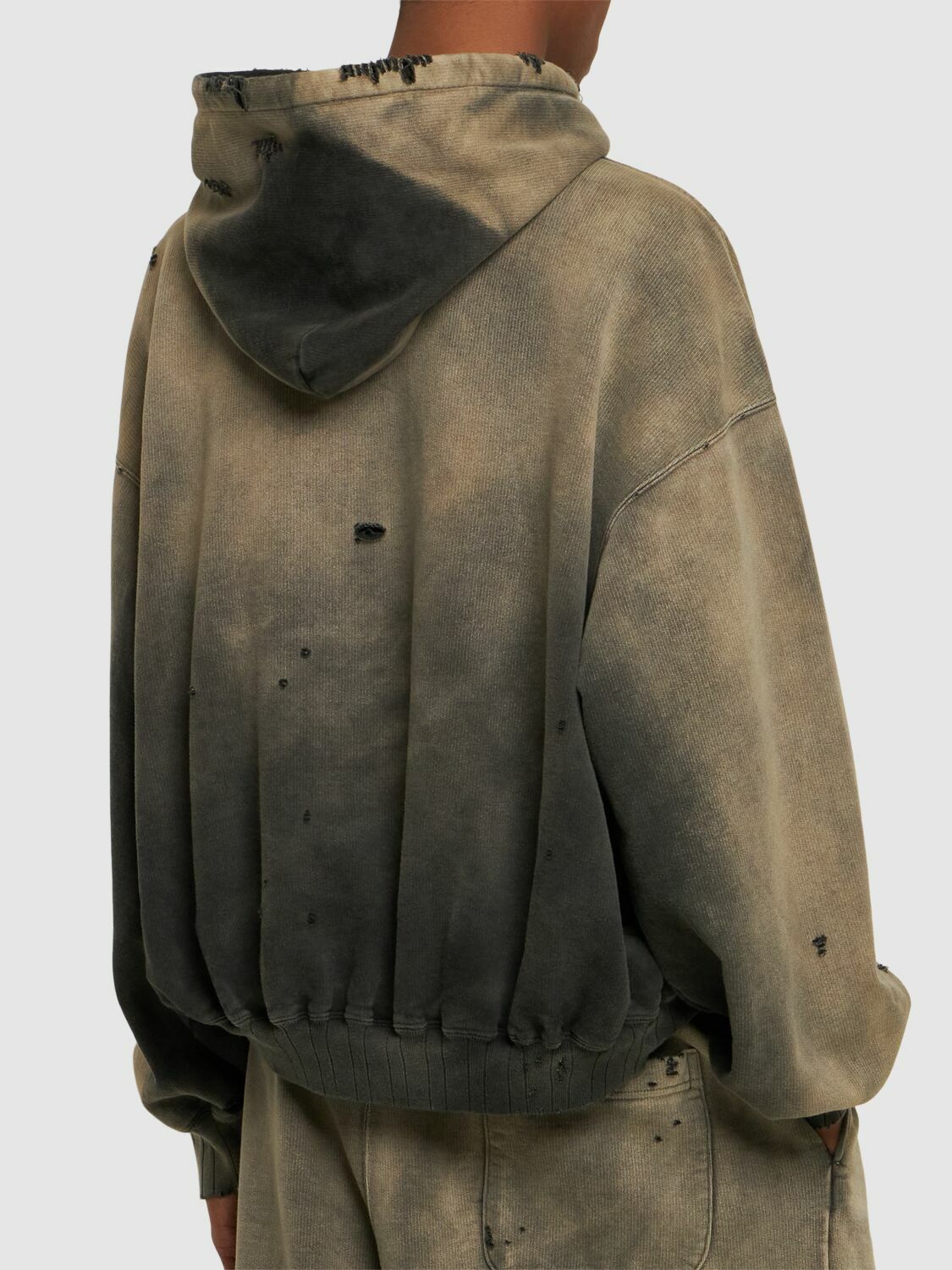 MIHARA YASUHIRO Sun Faded Cotton Sweatshirt Hoodie Maison