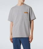 Bottega Veneta Intrecciato cotton-blend jersey T-shirt
